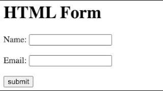 Intro to FORM, INPUT and LABEL tag (HTML)