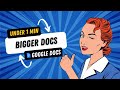 Google Docs Tutorial: How to Make Google Docs Bigger