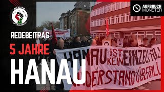 Redebeitrag 5 Jahre Hanau