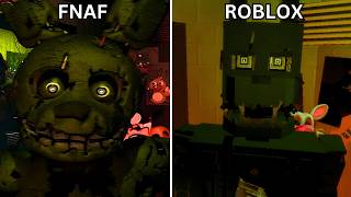 I RECREATED Springtrap in Roblox Studio!