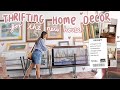 THRIFT WITH ME for HOME DECOR vintage mirrors, kitchen decor, artwork + more ✨