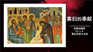 2020.11.23 潮语福音与讲解 -  圣玛窦福音 21:1-4  萧永伦神父主讲  Teochew Homily by Fr Henry Siew