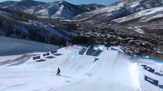 Yuki Kadono Winning Slopestyle Run Back to Back 1620s at the Burton US Open