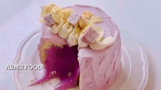 爆浆芋泥蛋糕Cakes | ASMR COOKING | Shorts