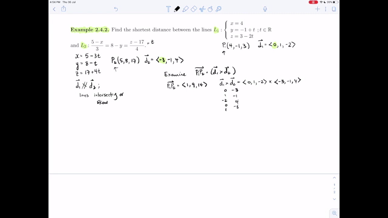 Linear Algebra 2.4 (4 Of 7) - YouTube