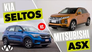 Kia Seltos vs Mitsubishi ASX SUV comparison | Wheels Australia