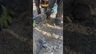 Connecting Concrete Pump Hoses #concrete #construction #desmoines #iowa #howto #concreto #midwest