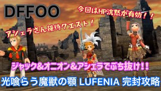 【DFFOO】光喰らう魔竜の顎LUFENIA 完封攻略動画（パラディンセシルBT LUFENIA）【多分このパーティが1番簡単だと思います】