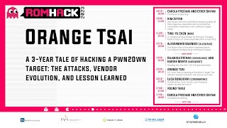 RomHack 2023 - Orange Tsai - A 3-Year Tale of Hacking a Pwn2Own Target: The Attacks, Vendor [...]