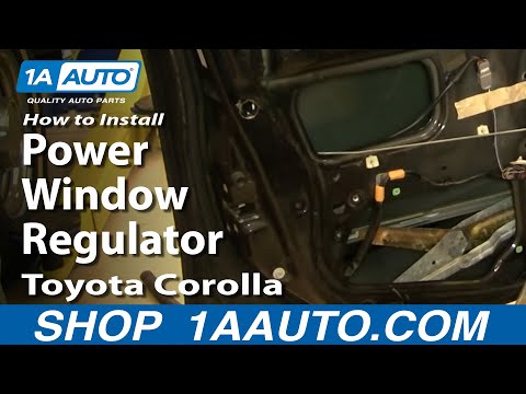 How To Install Replace Power Window Regulator Toyota Corolla 98-02 1AAuto.com How To Install Replace Power Window Regulator Toyota Corolla 98-02 1AAuto.com