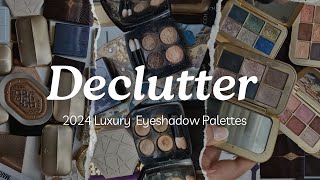 BIG Eyeshadow  Palette Declutter  2024 | Sizing down my collection