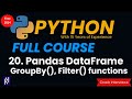 GroupBy function | Aggregate Function | Pandas GroupBy | Pandas Aggregate