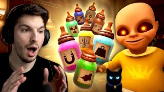 Finding All Magic Potions! | The Baby in Yellow | The Black Cat Full Update