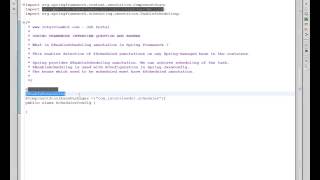 @SCHEDULED ANNOTATION SPRING FRAMEWORK ECLIPSE DEMO