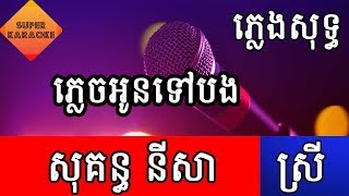 ភ្លេចអូនទៅបង សុគន្ធ នីសា Sokun Nisa ភ្លេងសុទ្ធ karaoke Plex oun tov bong