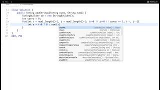 LeetCode #415 Add Strings Coding Interview Problem with Java Solution