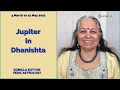 Jupiter in Dhanishta: Komilla Sutton