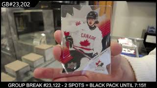 2024 Upper Deck Team Canada World Juniors Hockey 2 Box Break - CNC GB #23,202