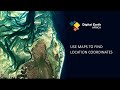 Digital Earth Africa - Use Maps to find location Coordinates