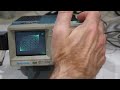 tektronix 222 mini crt oscilloscope restoration