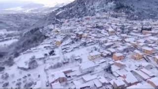 Vittorito, (AQ), Italy,snow, Parrot Bebop 2, drone