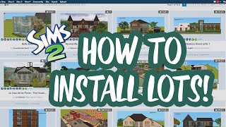 TS2 HOW TO: Installing Lots With & Without CC / Step-by-Step Tutorial