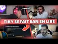 TIKY SE FAIT BAN EN LIVE, INOXTAG CHOQUE WAO - Best Of LoL #834 Réactions