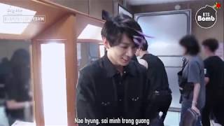 [Vietsub] [BangtanBoysVN] [BANGTAN BOMB] JK's self hair styling - BTS (방탄소년단)