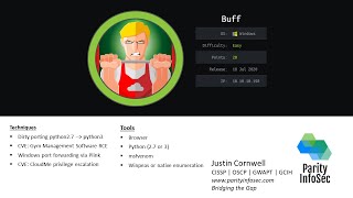 HackTheBox ~ Buff Walkthrough