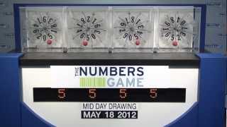 Midday Numbers Game Drawing: Friday, May 18, 2012