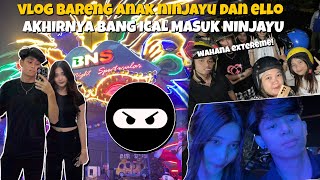 BANG ICAL VLOG BARENG ELLO DAN ANAK NINJAYU KE BNS WAHANA EXTREME!!!