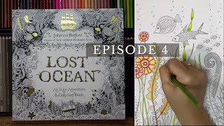 How to Color under the Sea in the Lost Ocean Coloring Book Episode 4