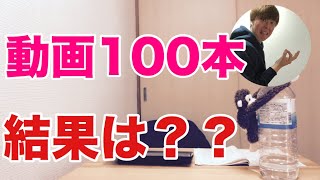 動画を100本以上出した結果「質より量」が正しい