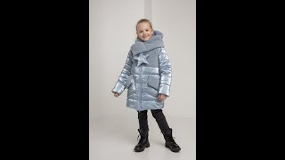 Зимняя куртка пуховик для девочки Зиронька Mangelo