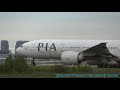 pia 777 240lr ap bgz landing pushback takeoff rwy 05 toronto pearson airport 10 5 2018 4k