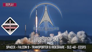 SpaceX - Falcon 9 - Transporter 6 Rideshare - SLC-40 - Cape Canaveral SFS - January 3, 2023