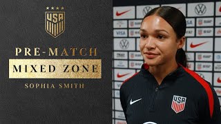 PRE-MATCH MIXED ZONE: Sophia Smith | October 26, 2024