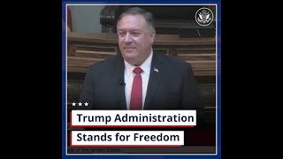 Trump Administration Stands for Freedom