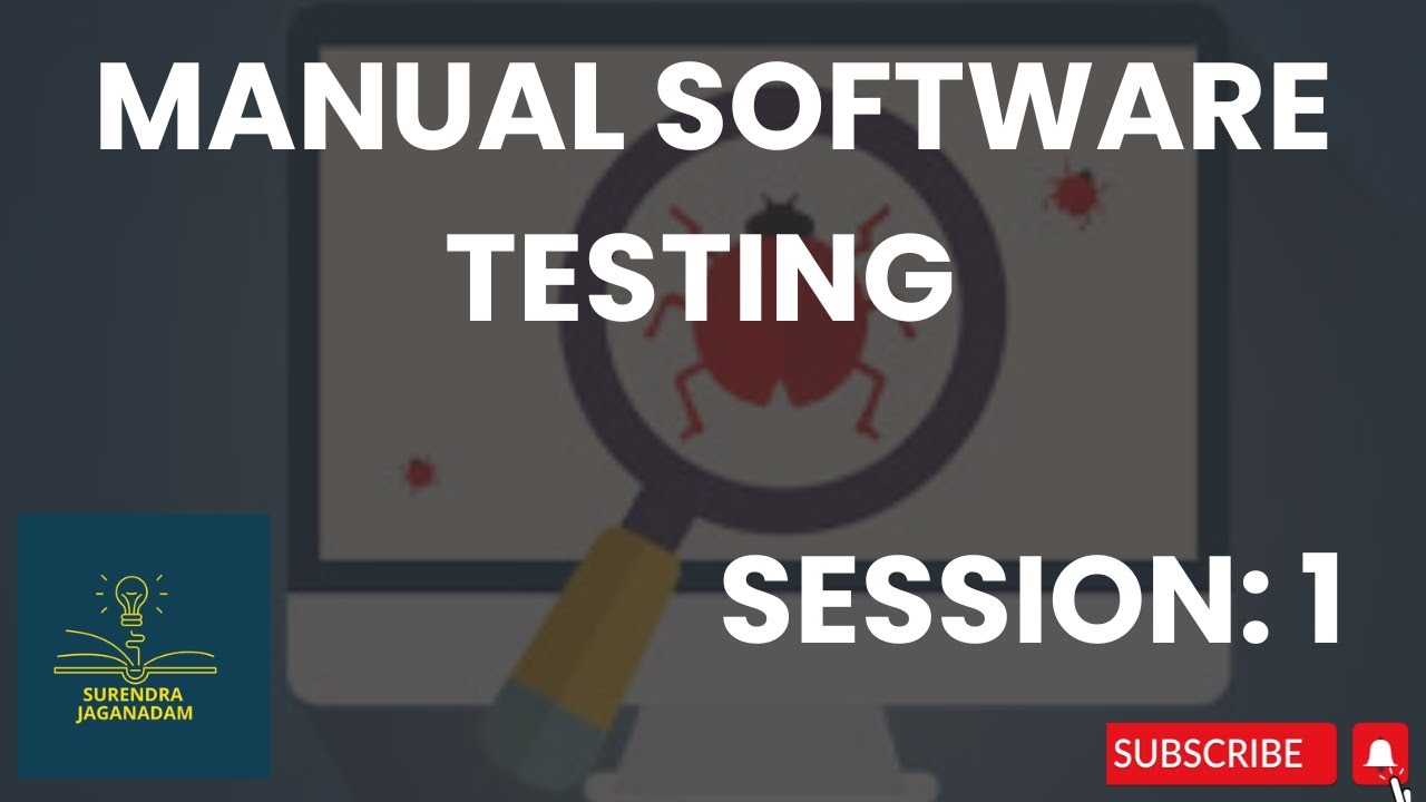 Session 1 Manual Testing In Telugu Manual Testing For Beginners