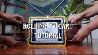 HOW TO MAKE SIMPLE INSTRUCTIONAL MATERIAL FOR TEACHERS (ROLLING TV CART)