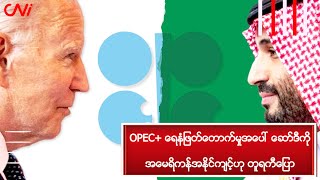 OPEC+ ရေနံဖြတ်တောက်မှုအပေါ် ဆော်ဒီကို အမေရိကန်အနိုင်ကျင့်ဟု တူရကီပြော