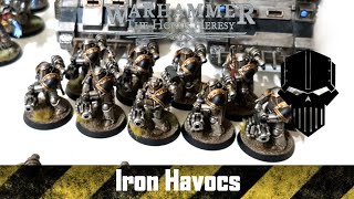 Iron Warriors Army Blog, Horus Heresy, Iron Havocs with SHRAPNEL Cannons!