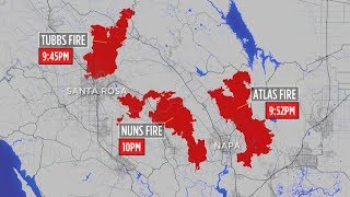 TIMELINE: How the deadly North Bay fires unfolded in six hours