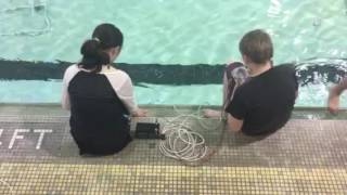 Test for underwater rov