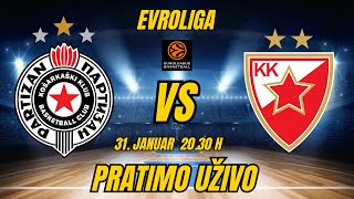 PARTIZAN-C.ZVEZDA! EVROLIGA 31.Januar! 20.30h PRATIMO UŽIVO! #kkcrvenazvezda #kkpartizan #euroleague