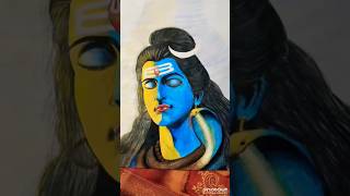 I draw shivji drawing for Mahashivratri#drawing #art #short