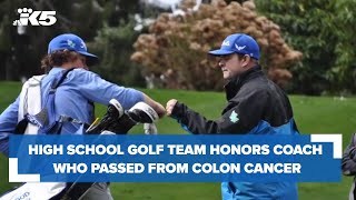 Shorewood High School golf team honors coach who passed from colon cancer