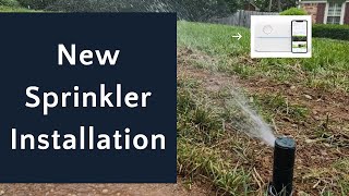 NEW SPRINKLER SYSTEM // New Rachio with Irrigation Installation