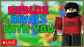 🔴Robux Giveaway for 10 New Subs| Rivals 1 v 1 | Random Games| #roblox #rivals #shortsfeed🔴