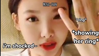 Nayeon *blushing* over IU when this unexpectedly happen to her